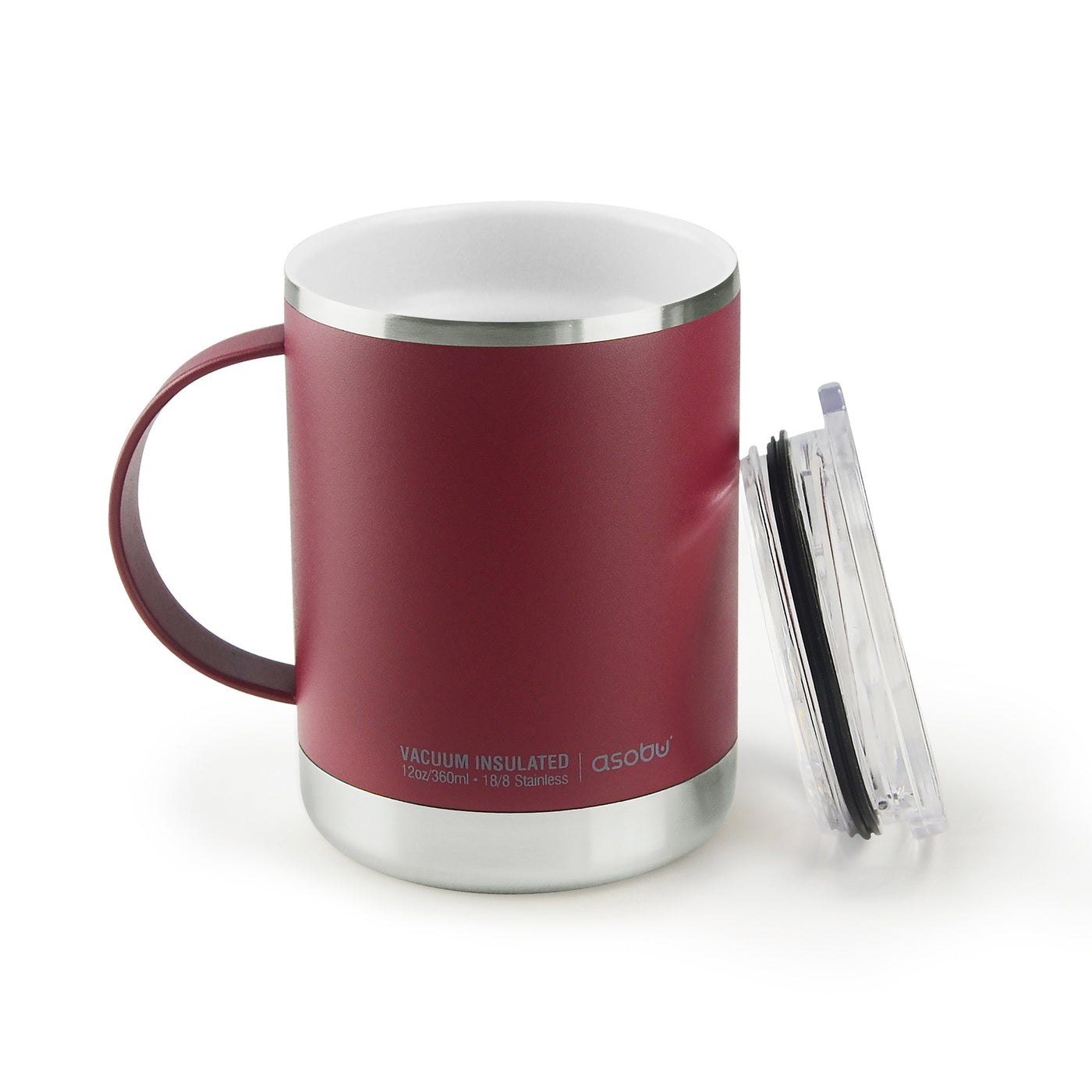 Red Copper Mug - Ceramic-Lined topple-Proof Travel Mug for Better