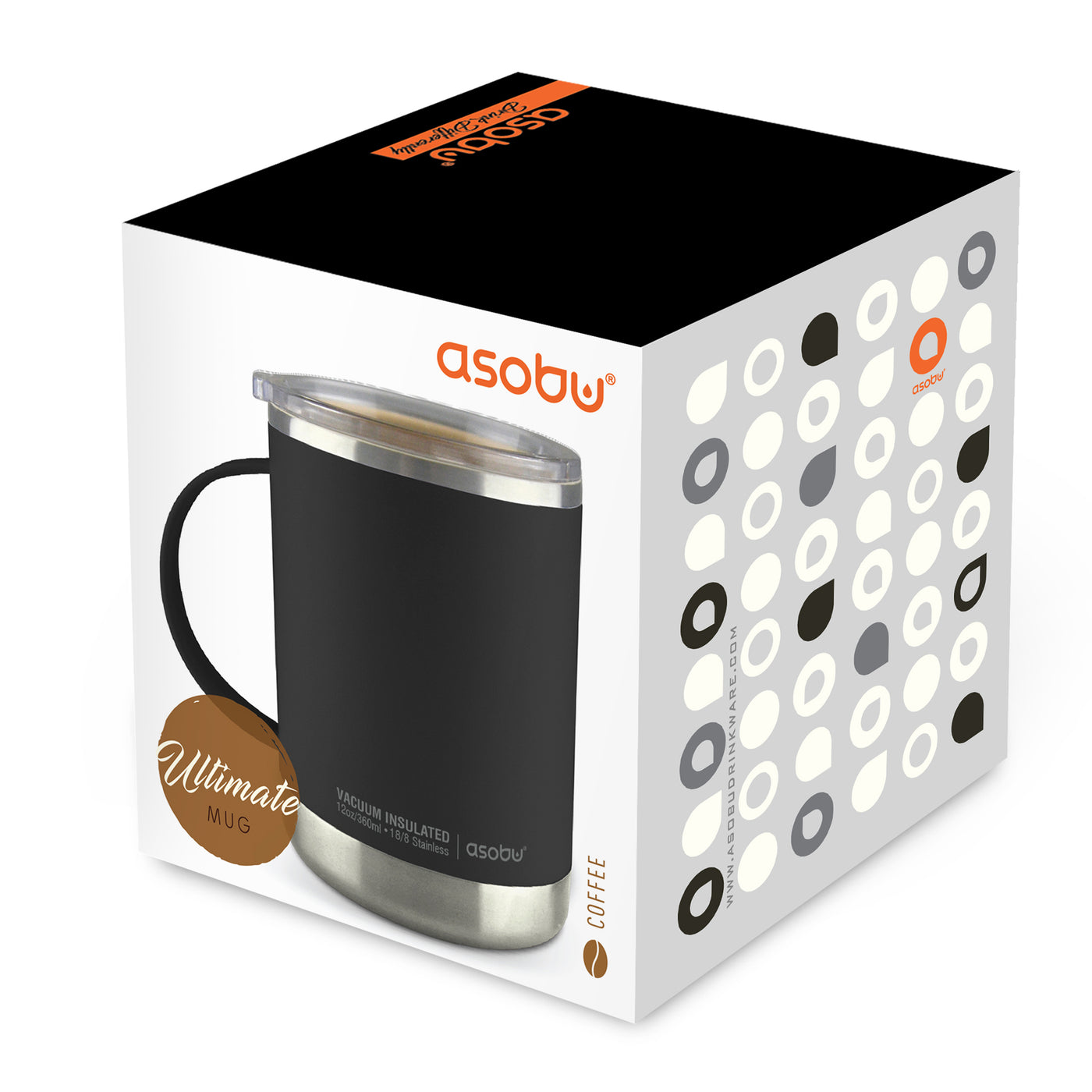 ASOBU NA-SM30BK The Fabulous Coffee Mug (Black) 